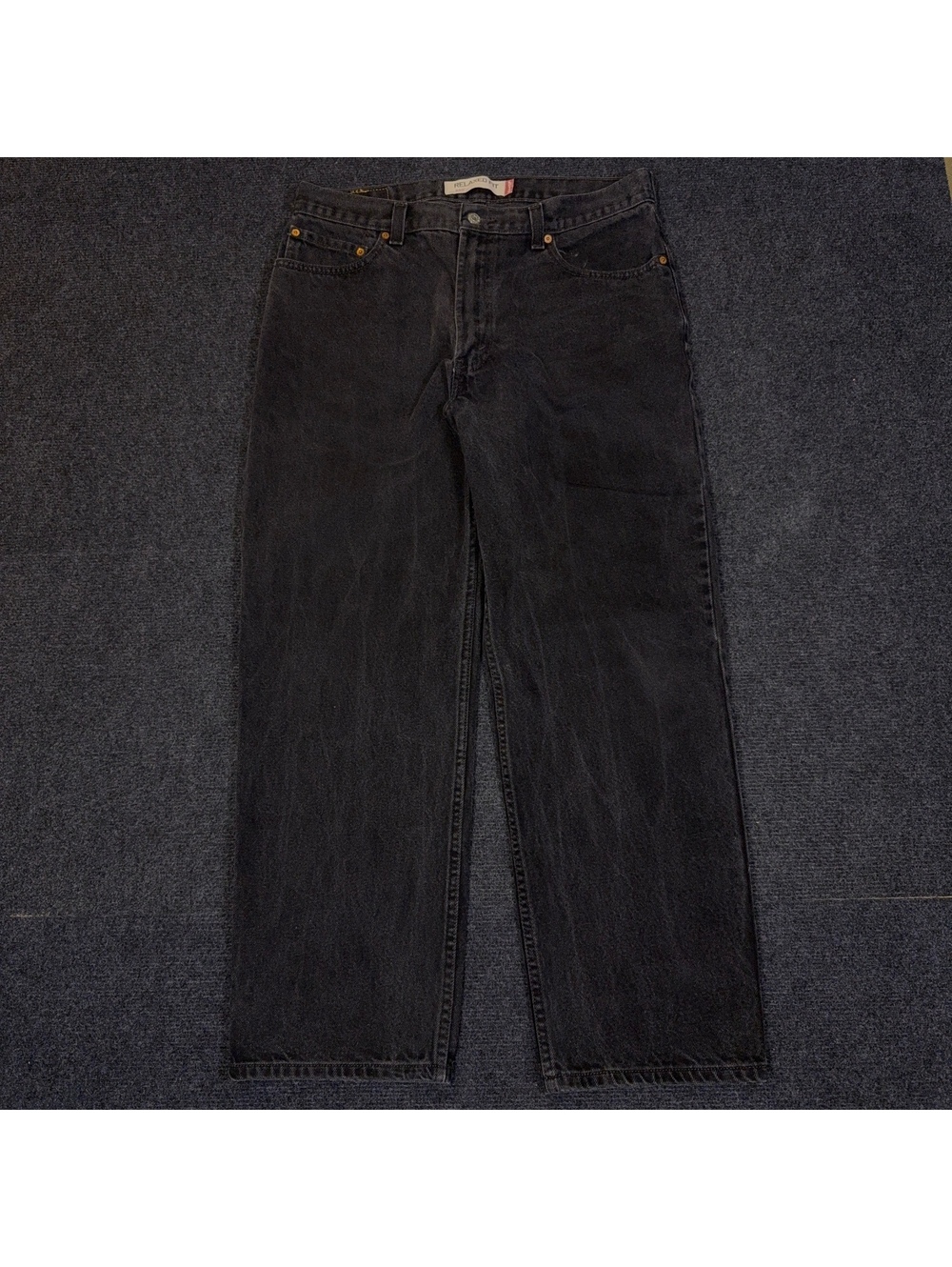 Levi's 550 Relaxed Fit Men's Jeans Black Waist 34 in. Straight Leg